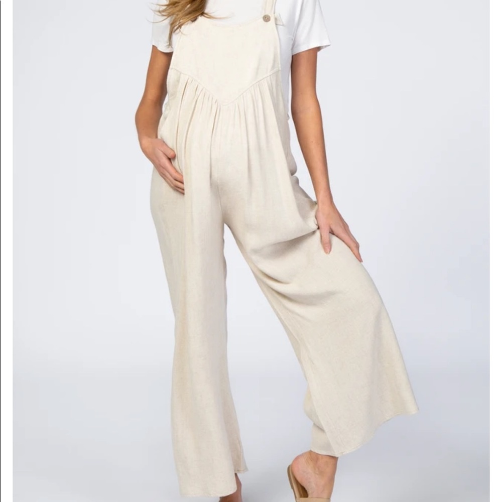 Pinkblush maternity overalls size small